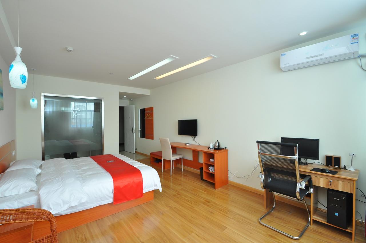 Thank Inn Chain Hotel West Eleven Road Mall Linyi  Exterior foto